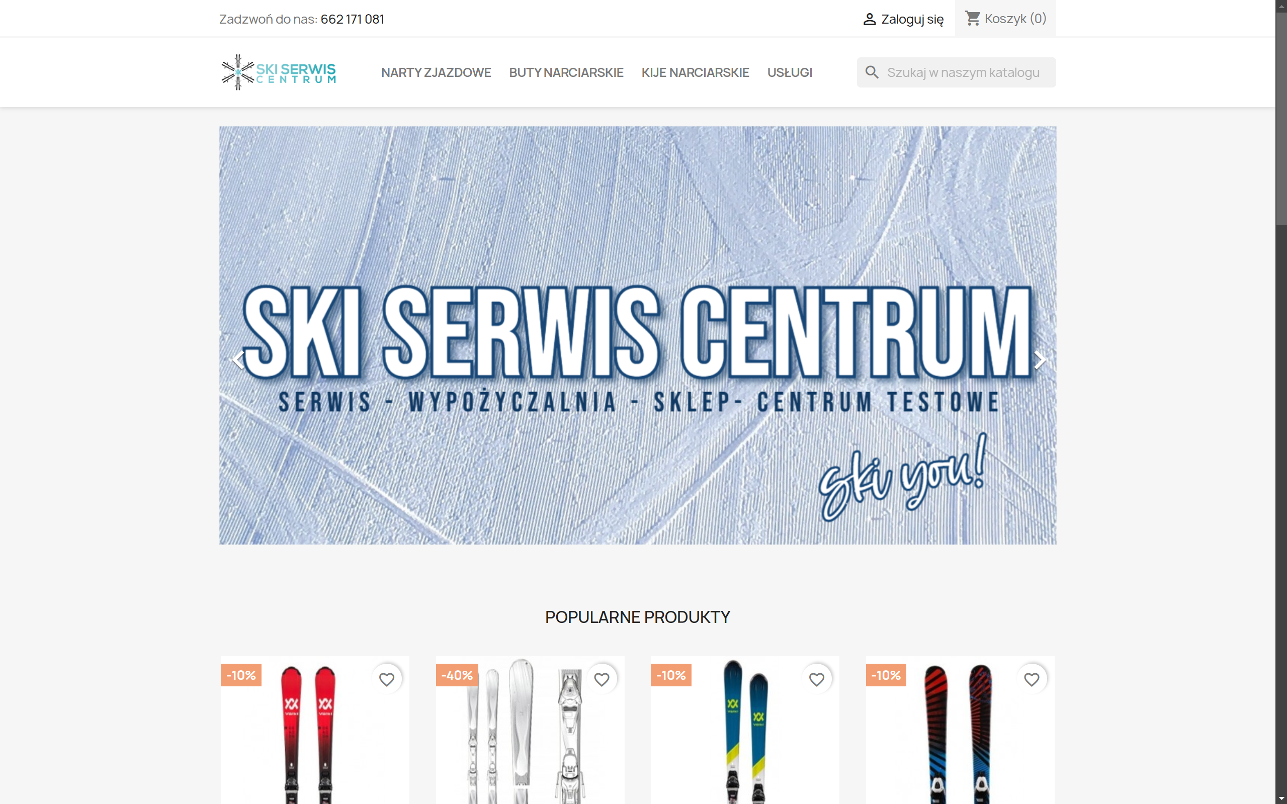 Sklep internetowy SKI SERWIS CENTRUM